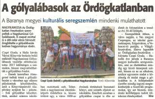 Zalai Hírlap 2017 08 12 187sz 02old - Gólyalábasok az Ördögkatlanban.jpg Zalai Hírlap 2017 08 12 187sz 02old - Gólyalábasok az Ördögkatlanban.jpg