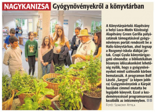 Zalai Hírlap 2024 05 23 118sz 04old - Gyógynövényekről a könyvtárban.jpg Zalai Hírlap 2024 05 23 118sz 04old - Gyógynövényekről a könyvtárban.jpg